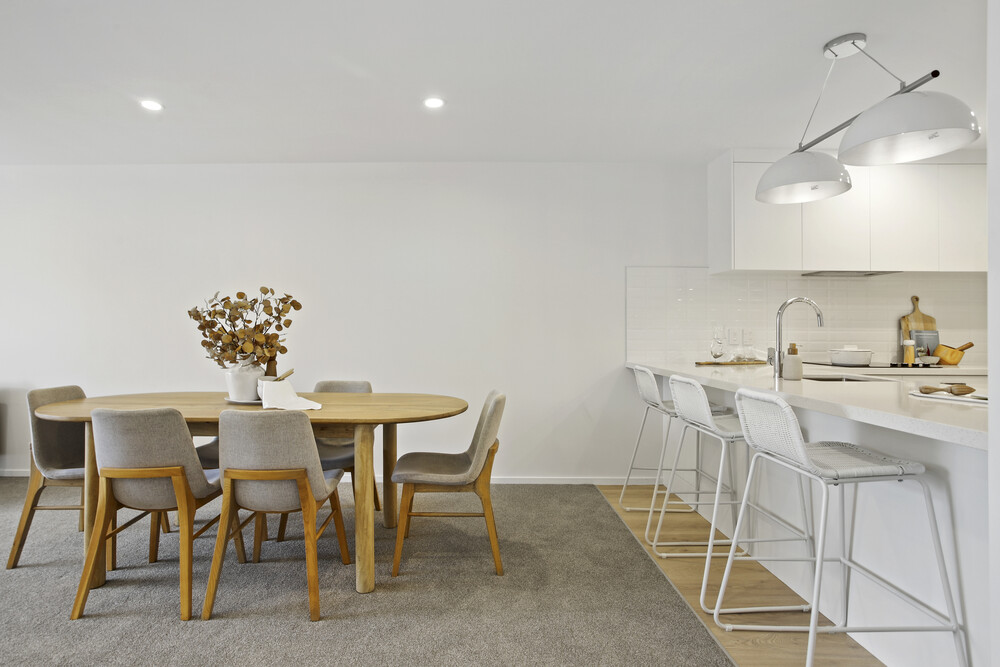 North-facing apartment