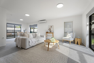 Two bedroom villa with single garage and rumpus