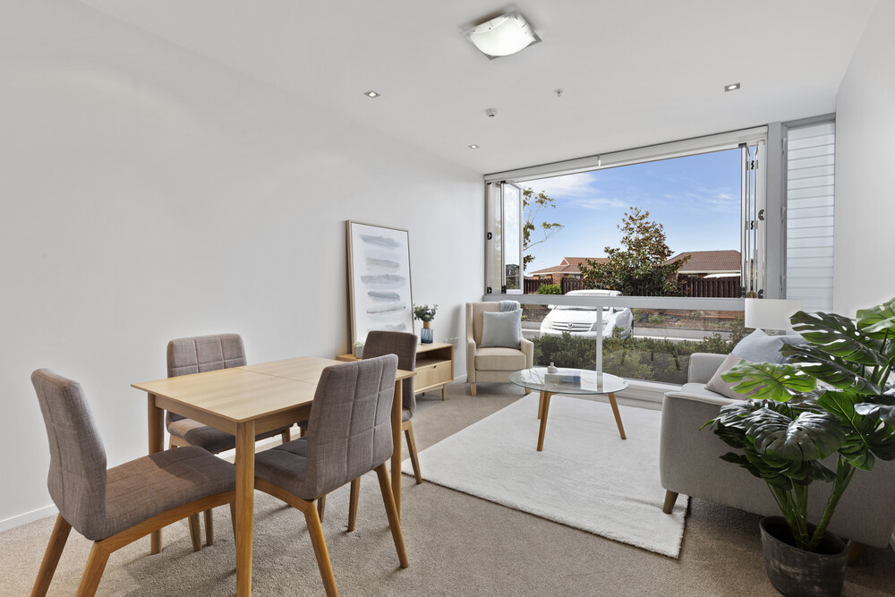 Modern one-bedroom apartment