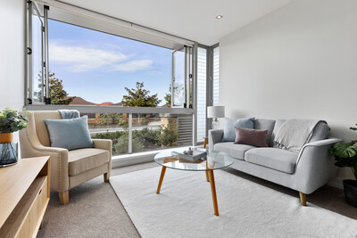 Modern one-bedroom apartment